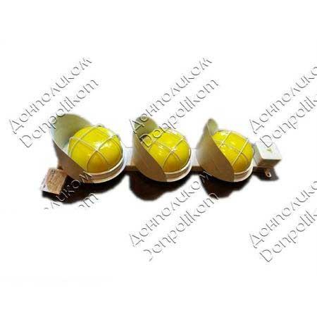 СС3/40LED - трисекційний світлодіодний світлофор тролейний Вертикальне, жовтий фото 1