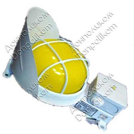 СС1/40LED - односекційний світлодіодний світлофор ЖОВТИЙ фото 1