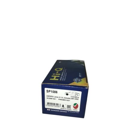 Колодка гальмівна передня Daewoo Lanos 1.5 (Корея) HI-Q SP1086 фото 2