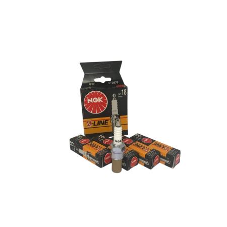 Свічки запалювання NGK № 18 (V-18)  402 двигун, Газ 53, 3307, Зіл 130 (комплект)  фото 1